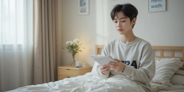 건강검진 전날 저녁 루틴 준비하는 모습